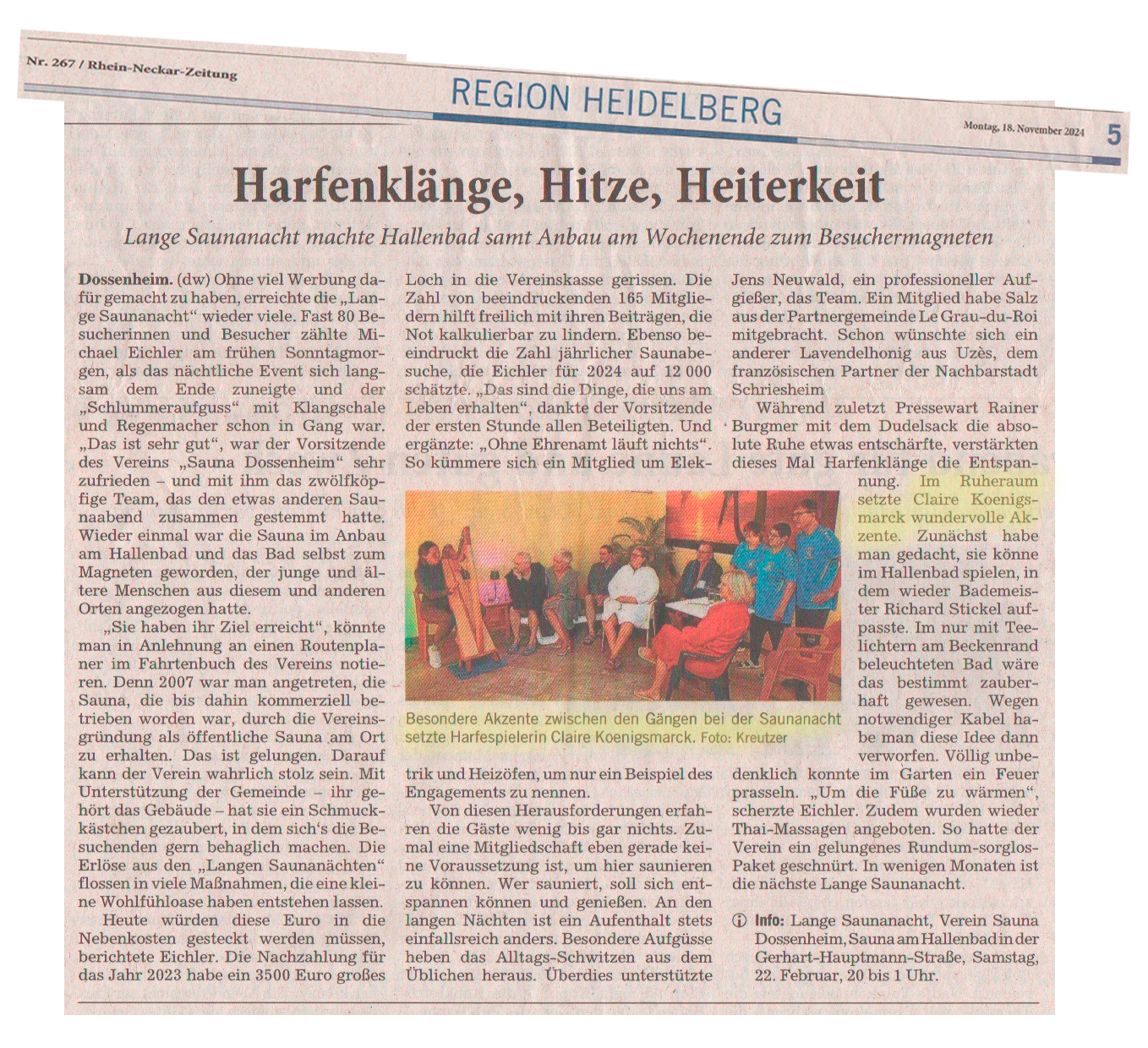 Zeitungsartikel 2024